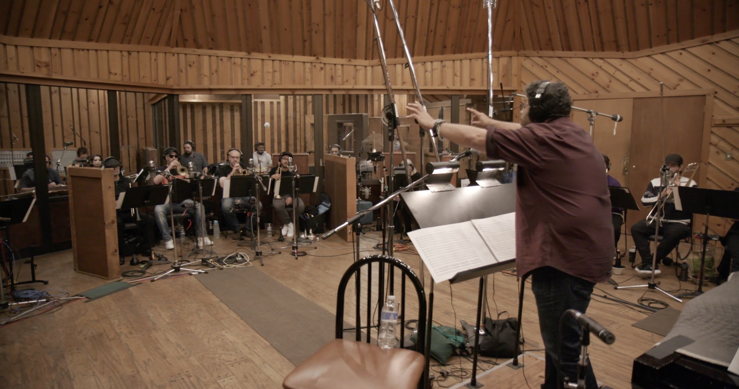 Arturo O'Farrill and the Afro Latin Jazz Orchestra with special guests record in the Power Station Studio in June 2018